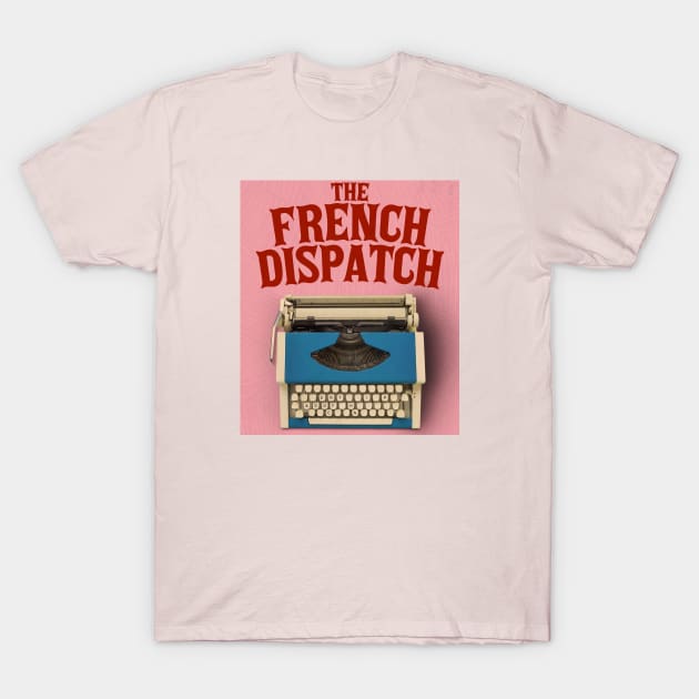 My French Connection Was Retro Typewriter T-Shirt by Alvon Ronny Is Mine Art.Co